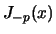 $ J_{-p}(x)$