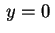 $ \,y=0\,$
