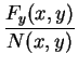 $\displaystyle \frac{F_y(x,y)}{N(x,y)}$