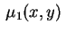 $ \,\mu_1(x,y)\,$