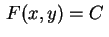 $ \,F(x,y)=C\,$