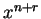 $ x^{n+r}$