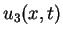 $ u_3(x,t)$