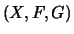 $(X,F,G)$